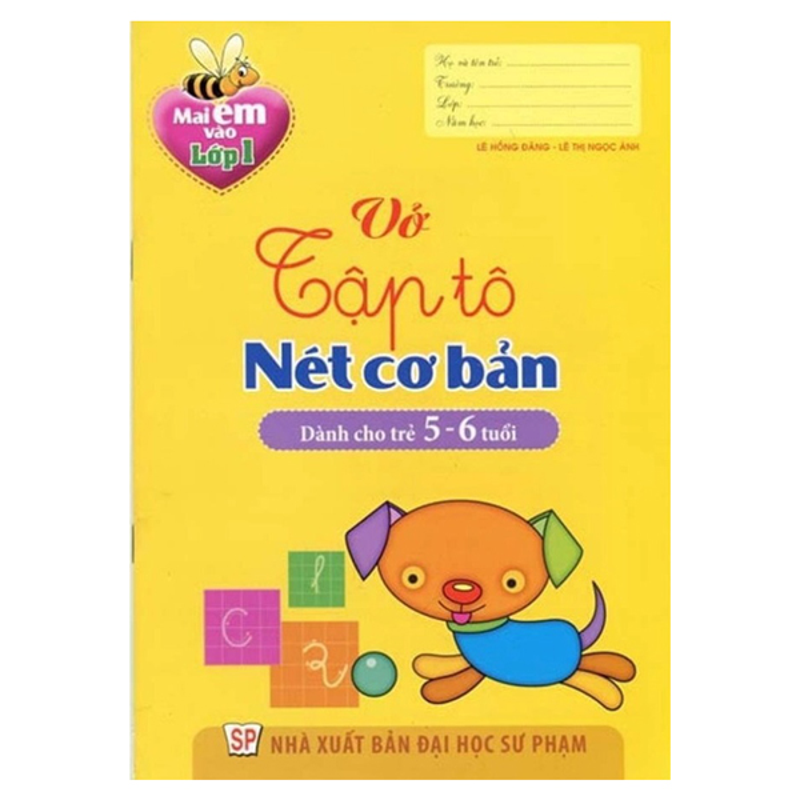 Vở Tập Tô Chữ Dành Cho Trẻ 5-6 Tuổi Tập 1