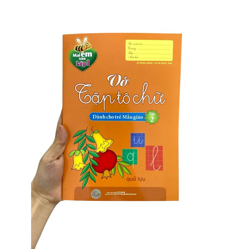 Vở Tập Tô Chữ Dành Cho Trẻ Mẫu Giáo Tập 2