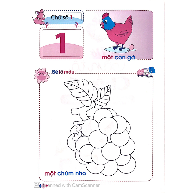 Vở Tập Tô Chữ Số Dành Cho Trẻ 5-6 Tuổi