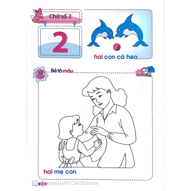 Vở Tập Tô Chữ Số Dành Cho Trẻ 5-6 Tuổi