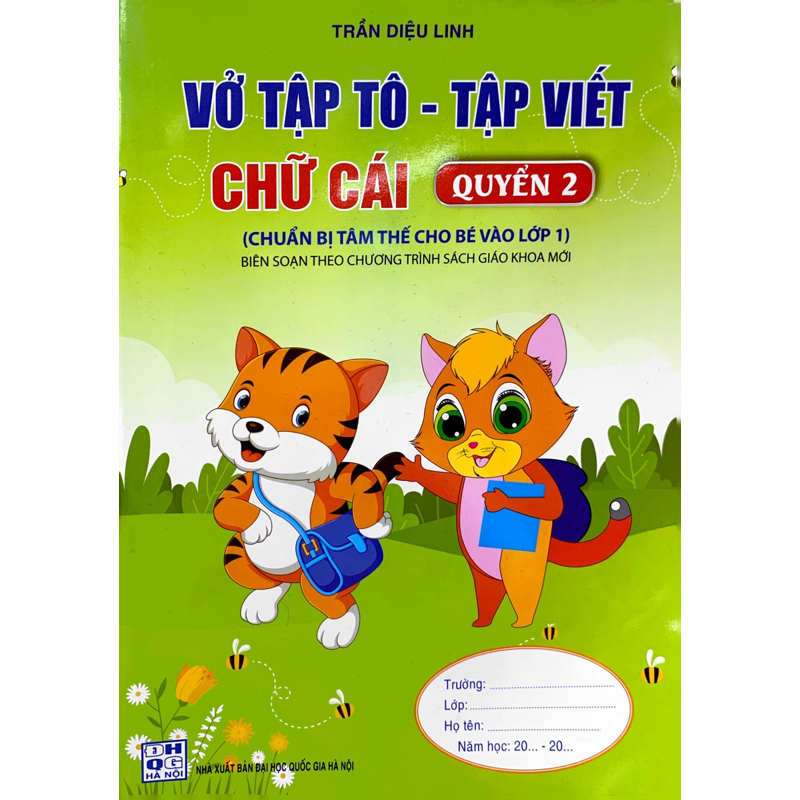 Vở Tập Tô - Tập Viết Chữ Cái Quyển 2