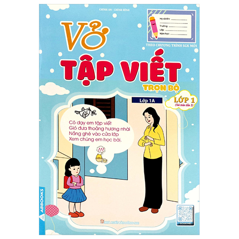 Vở Tập Viết Trọn Bộ Lớp 1 (Bộ 8 cuốn)