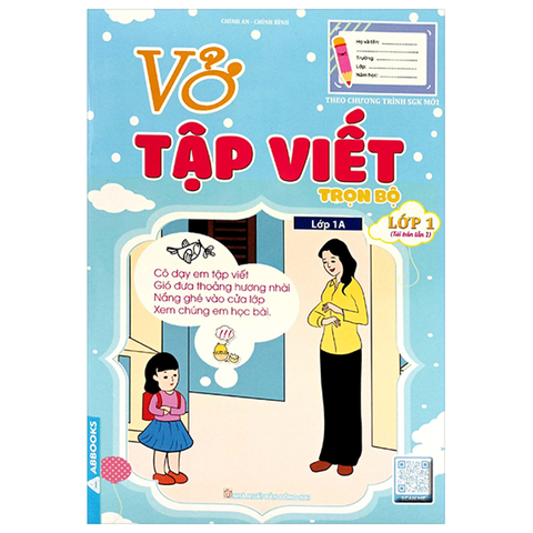 Vở Tập Viết Trọn Bộ Lớp 1 (Bộ 8 cuốn)