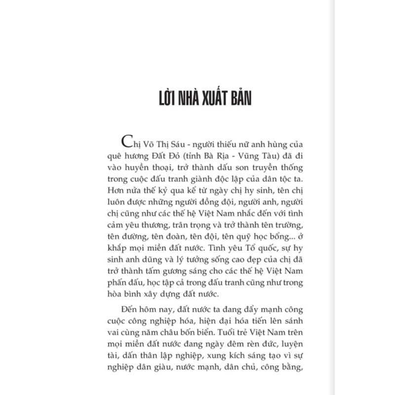 Võ Thị Sáu - Con Người Và Huyền Thoại