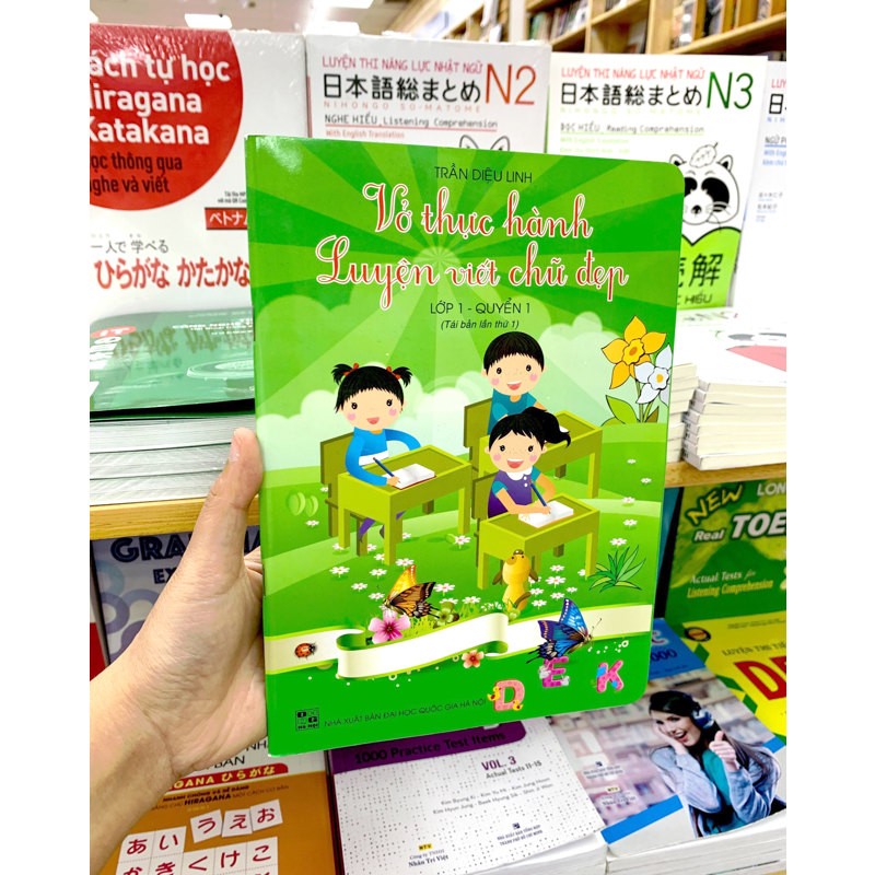 Vở Thực Hành Luyện Viết Chữ Đẹp Lớp 1 - Quyển 1