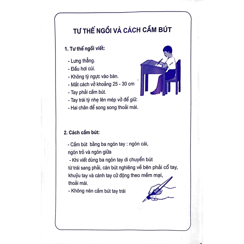 Vở Thực Hành Luyện Viết Chữ Đẹp Lớp 1 - Quyển 1
