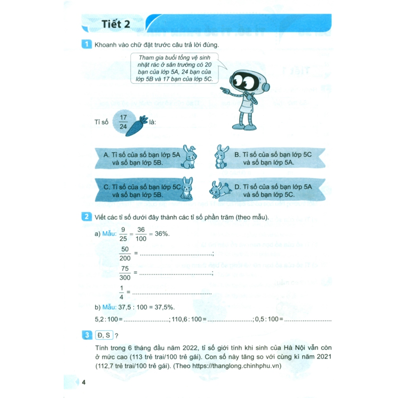 Vở Thực Hành Toán 5/2 (Kết Nối Tri Thức Với Cuộc Sống - 2022)