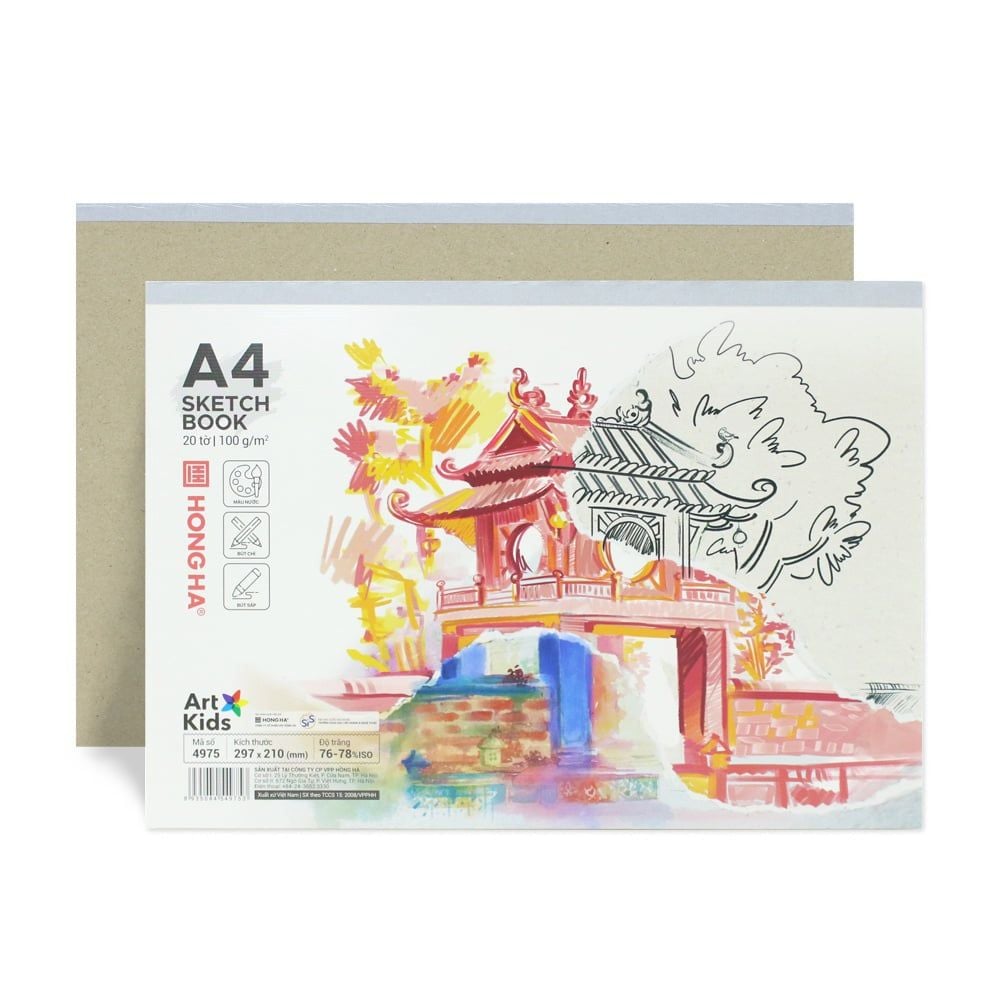 Hồng Hà - Vở Vẽ Art Kids 20 Tờ A4 Đl: 100/ 76 - 78 4975