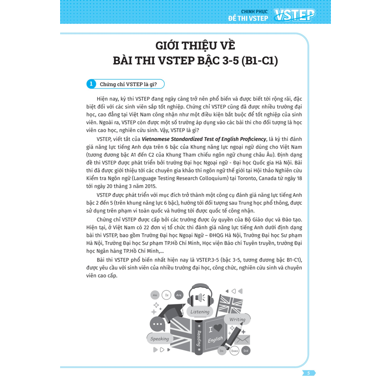 Vstep-Chinh Phục Đề Thi Vstep Bậc Năng Lực Từ B1 Đến C1