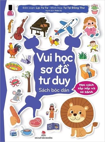 Vui Học Sơ Đồ Tư Duy - Sách Bóc Dán Học Cách Sắp Xếp Và So Sánh
