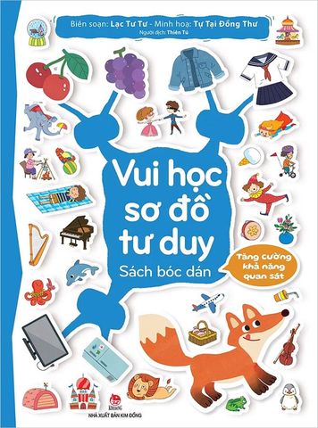 Vui Học Sơ Đồ Tư Duy - Sách Bóc Dán Tăng Cường Khả Năng Quan Sát