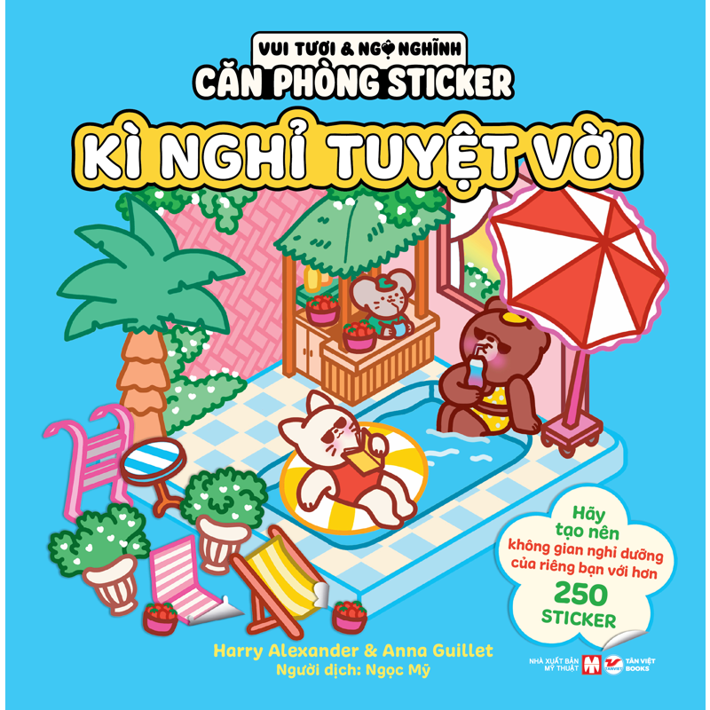 Vui Tươi Và Ngộ Nghĩnh Căn Phòng Sticker - Kì Nghỉ Tuyệt Vời