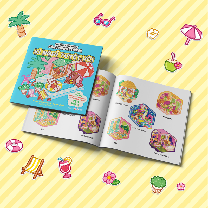 Vui Tươi Và Ngộ Nghĩnh Căn Phòng Sticker - Kì Nghỉ Tuyệt Vời