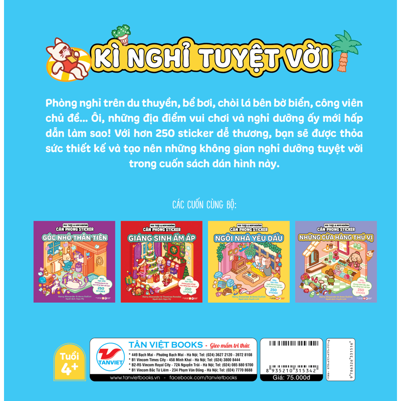 Vui Tươi Và Ngộ Nghĩnh Căn Phòng Sticker - Kì Nghỉ Tuyệt Vời