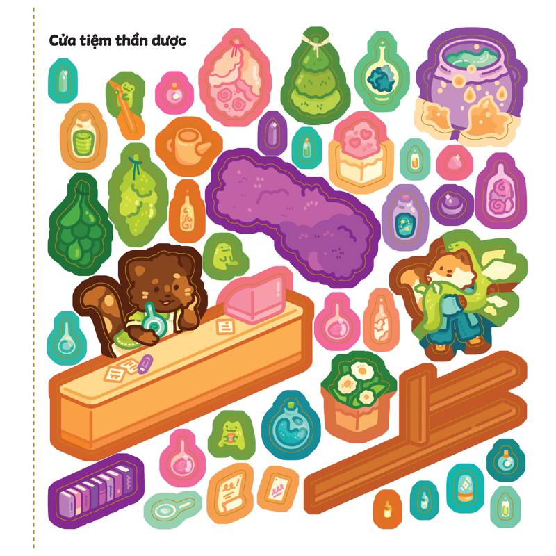 Vui Tươi Và Ngộ Nghĩnh Căn Phòng Sticker - Kì Nghỉ Tuyệt Vời