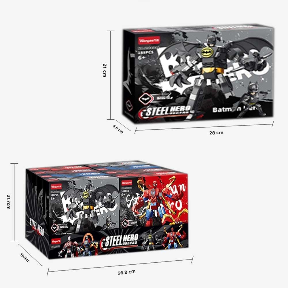 Wangao Đồ Chơi Lắp Ráp Anh Hùng Cơ Khí 1 7805 (288030) (Giao mẫu ngẫu nhiên)