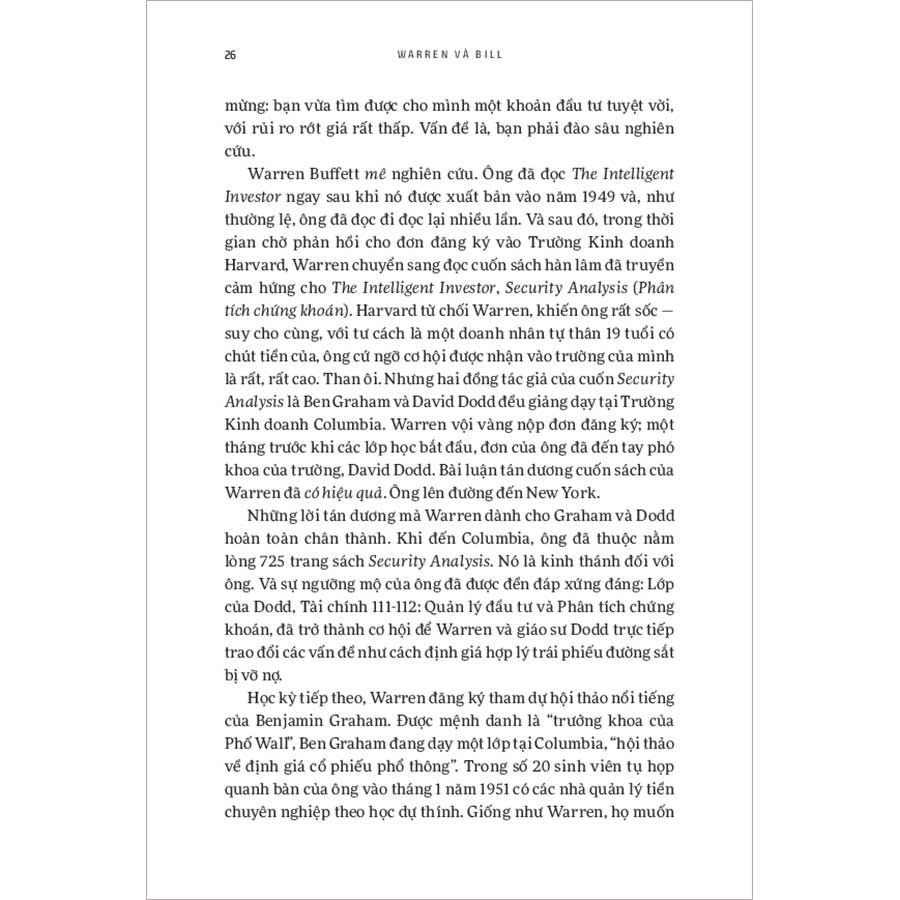 Warren Và Bill: Gates, Buffett Và Tình Bạn Đã Thay Đổi Thế Giới