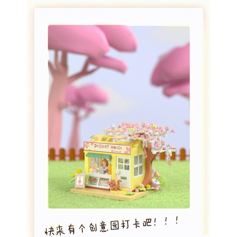 Wekki Đồ Chơi Lắp Ráp TiệM Hoa Anh Đào Wk516601 60018149