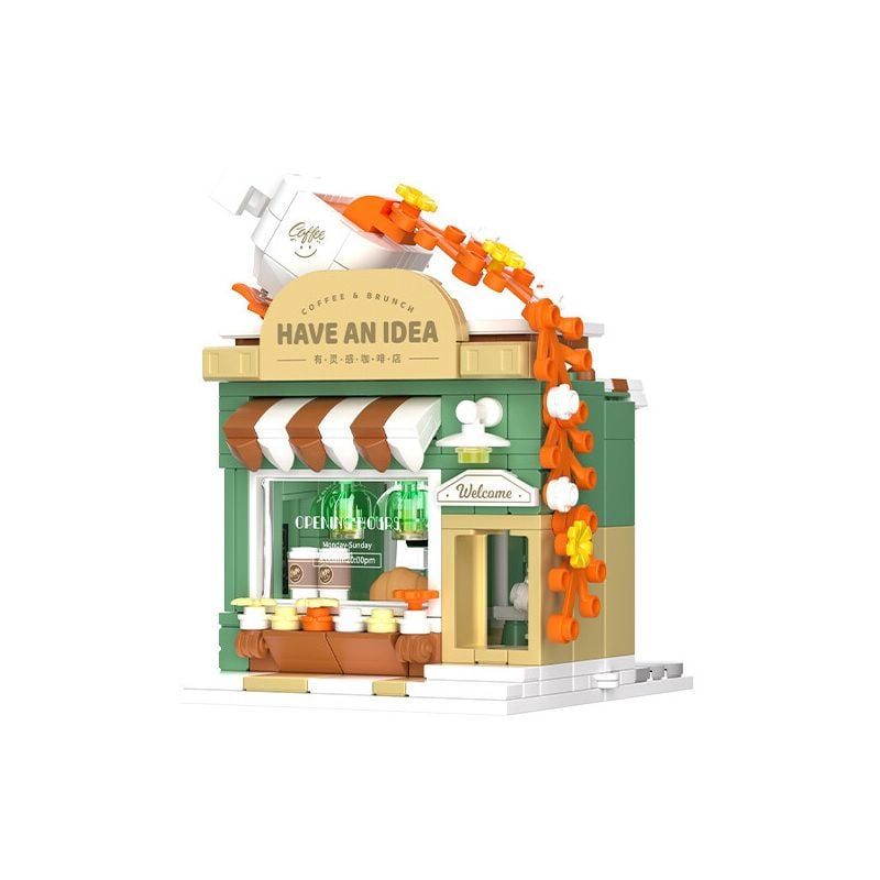 Wekki Đồ Chơi Lắp Ráp Quán Cà Phê Wk516602 60018153