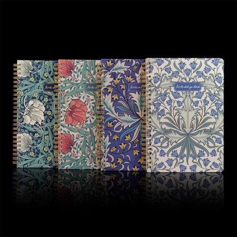 Wetlote Sổ Lò Xo Hoa A5 160Tr