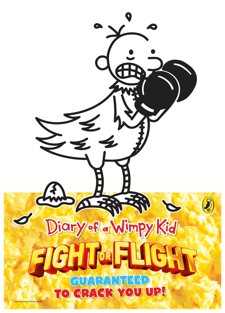 [PRE-ORDER, Gift: Bookmark & Sticker] Diary Of A Wimpy Kid 21: Fight Or Flight - US Edition (Dự Kiến Phát Hành 20.10.2026)