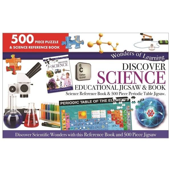 Wonders Of Learning: Discover Science Educational Jigsaw & Book