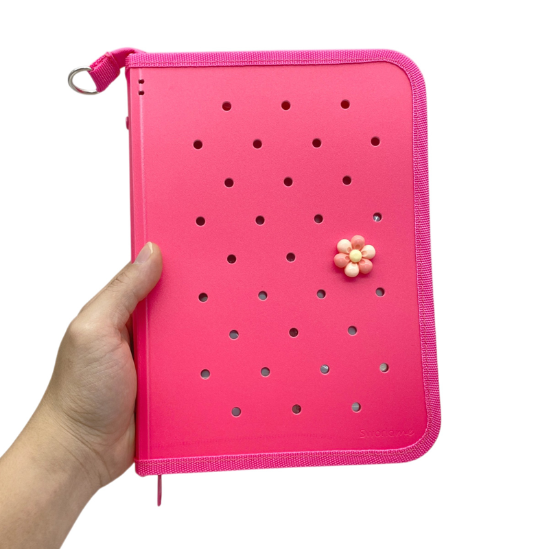 Sworld - Sổ Tay Sưu Tập A5 Kèm Charm Kéo Khóa - Red