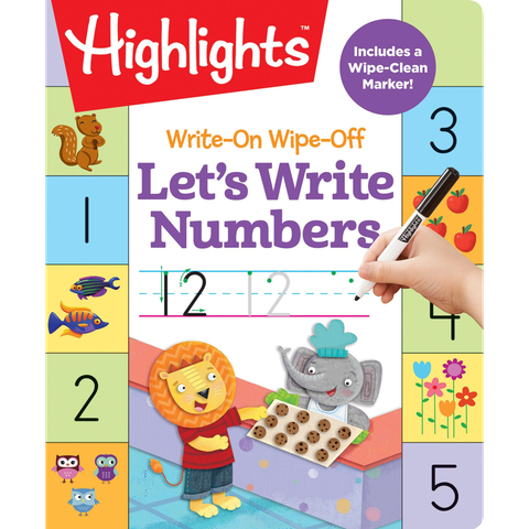 Write-on Wipe-Off: Let's Write Numbers