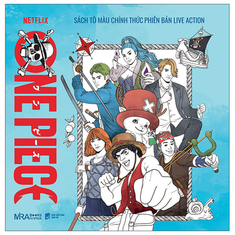 Netflix One Piece - Sách Tô Màu Chính Thức Phiên Bản Live Action