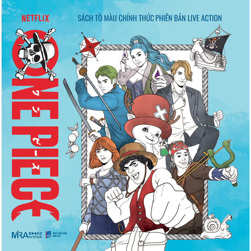 Netflix One Piece - Sách Tô Màu Chính Thức Phiên Bản Live Action