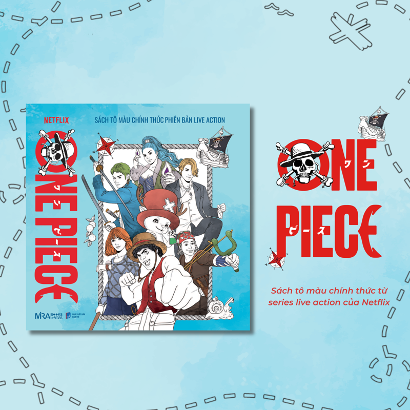 Netflix One Piece - Sách Tô Màu Chính Thức Phiên Bản Live Action