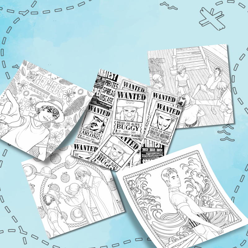 Netflix One Piece - Sách Tô Màu Chính Thức Phiên Bản Live Action