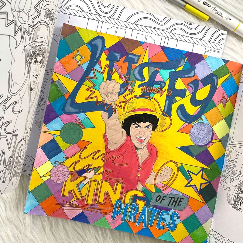 Netflix One Piece - Sách Tô Màu Chính Thức Phiên Bản Live Action