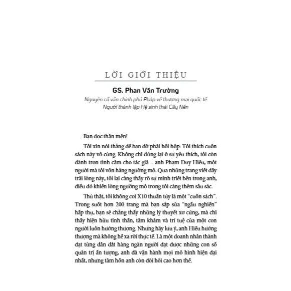 X10 Kiến Tạo Hiện Thực Phụng Sự
