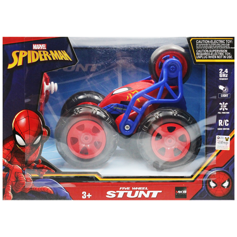 Vecto Siêu Xe Spider Man 5 Bánh Điều Khiển Từ Xa Mm5588-624-01 (Vta)