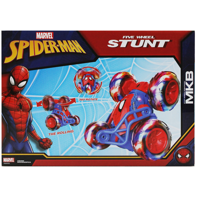 Vecto Siêu Xe Spider Man 5 Bánh Điều Khiển Từ Xa Mm5588-624-01 (Vta)