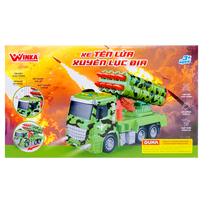 Xe Tên Lửa Xuyên Lục Địa Dk81446 (Duka)