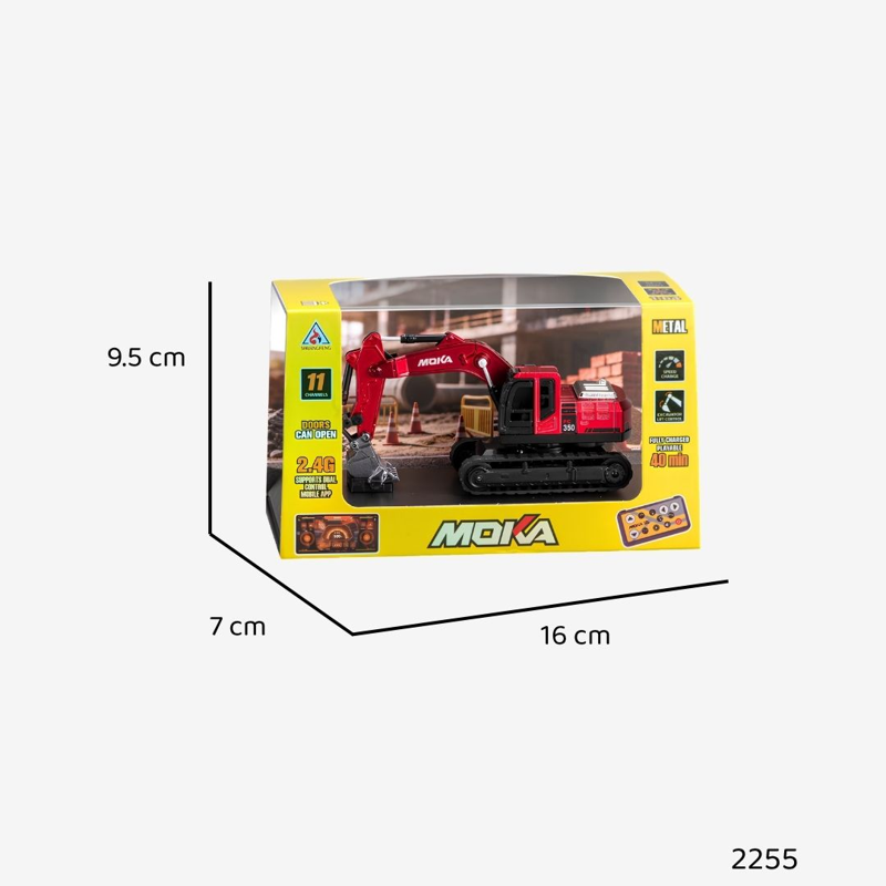 Xe Xúc Thần Tốc Điều Khiển Từ Xa Moka-2256