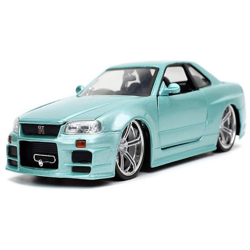 Jada Xe Fast & Furious Brian'S Nissan Gt-R R34 Light Blue 1:24 (Simba)