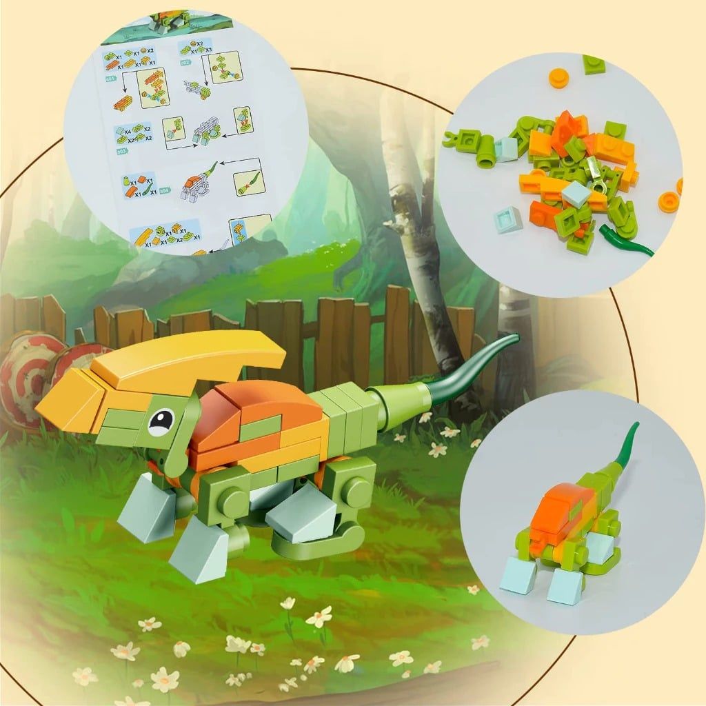 Xếp Hình Starmerry - Thế Giới Khủng Long 6532 (SM195B) (Giao mẫu ngẫu nhiên)