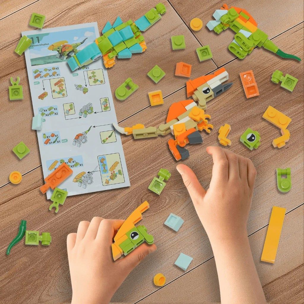 Xếp Hình Starmerry - Thế Giới Khủng Long 6532 (SM195B) (Giao mẫu ngẫu nhiên)