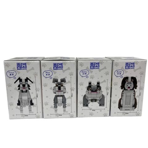 Xếp Hình Zhegao Cún Cưng Ngoan Xinh Yêu 4in1 3586 (991004)