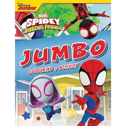 Spidey And His Amazing Friends - Jumbo Colouring Book
