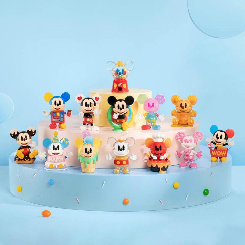 Pop Mart  Disney Mickey Childhood of Boundless Imagination Series Figures (Giao Mẫu Ngẫu Nhiên)