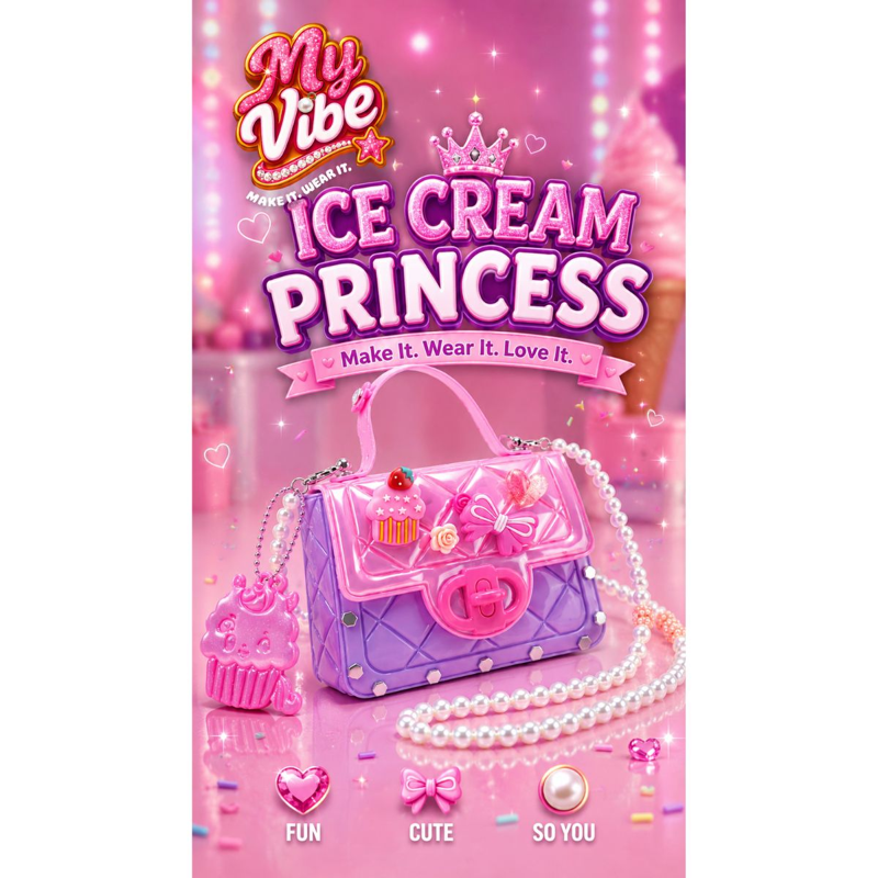 My Vibe Bộ Diy Làm Túi Xách My Vibe Công Chúa Kem Ngọt 3z1091z-1