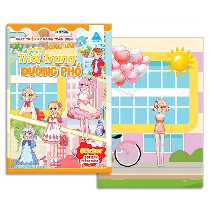 Sticker Phát Triển Kỹ Năng Toàn Diện - Trò Chơi Đóng Vai - Thời Trang Đường Phố