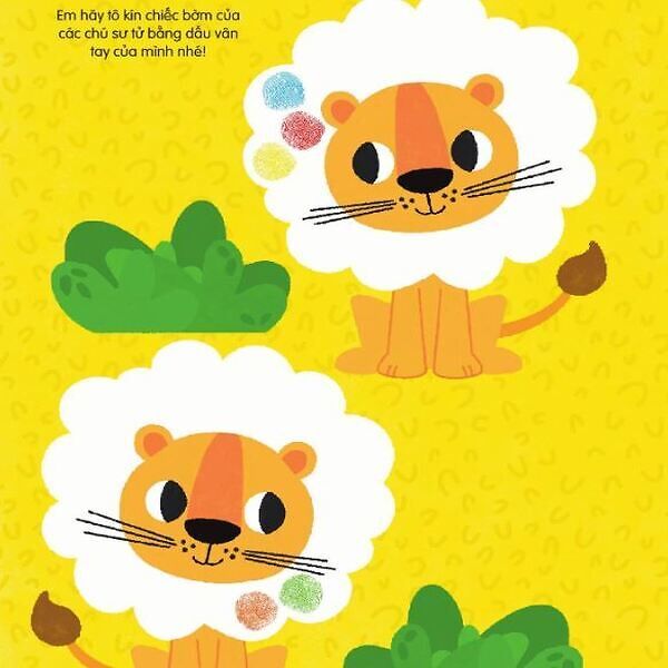 100++ Ý Tưởng Sáng Tạo Vẽ Tranh Bằng Vân Tay-Động Vật Quanh Em