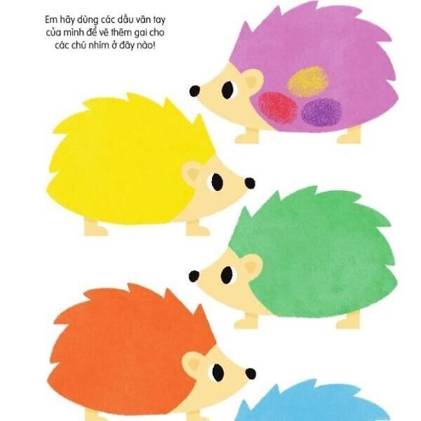 100++ Ý Tưởng Sáng Tạo Vẽ Tranh Bằng Vân Tay-Động Vật Quanh Em