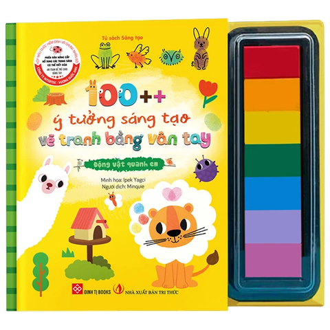 100++ Ý Tưởng Sáng Tạo Vẽ Tranh Bằng Vân Tay-Động Vật Quanh Em