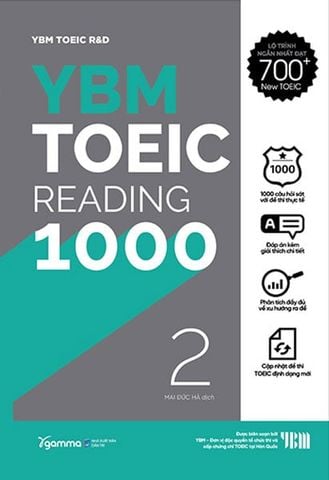 YBM TOEIC Reading 1000 - Tập 2 (Tái bản năm 2022)